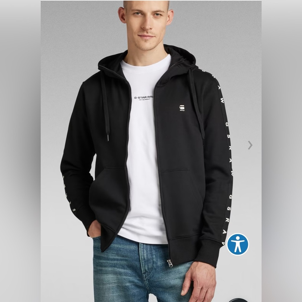 G-Star Raw Zip Hoodie. Size L